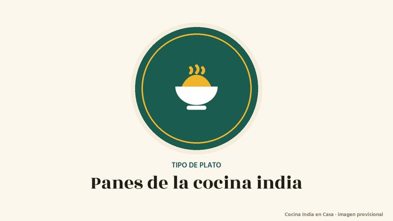 Panes: imagen provisional con el cuenco del logo de Cocina India en Casa